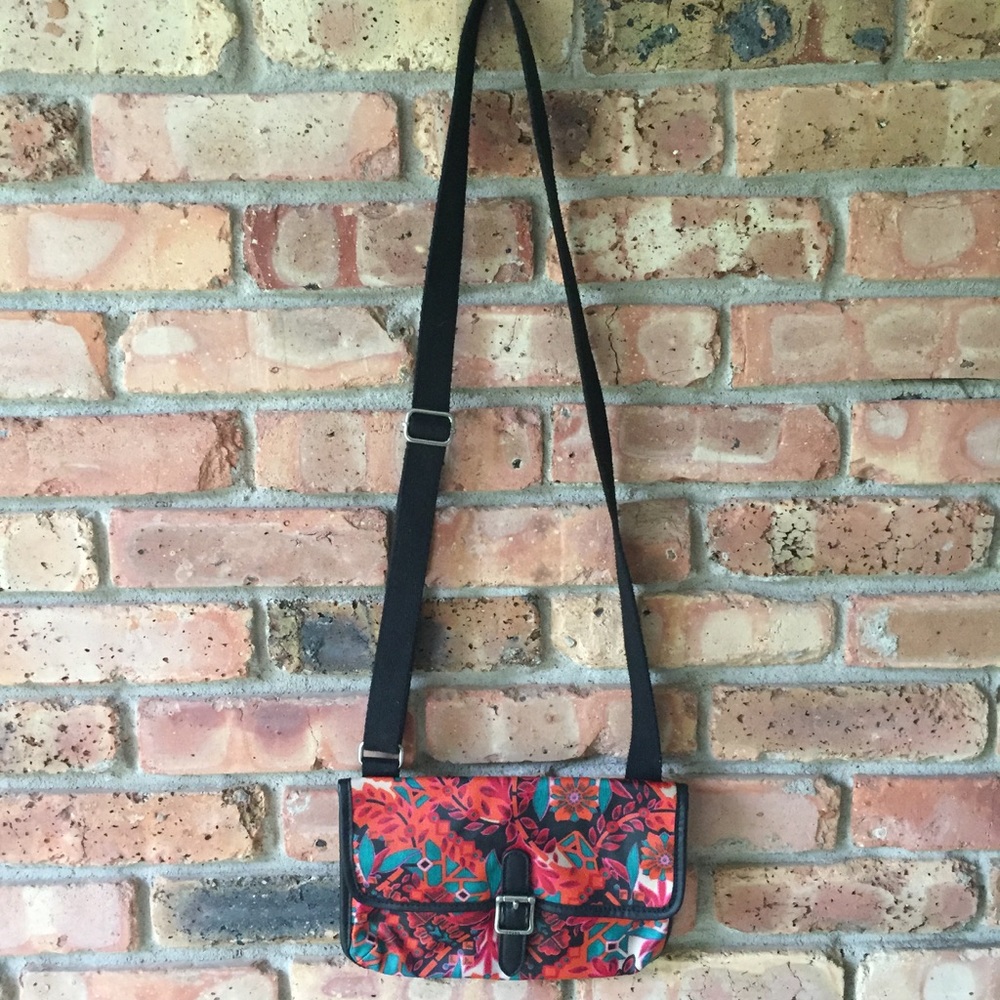Fossil Floral Crossbody Bag Vintage